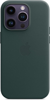 APPLE LEATHER CASE IPHONE 14 PRO ZIELONY