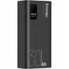 Powerbank OBAL:ME Energy Pulse Display 30000mAh Czarny - OMPWB30K