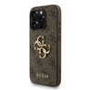 Etui Guess 4G Strap 4G Classic Logo do Apple iPhone 15 Pro - Brązowe