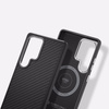 Etui magnetyczne Spigen Enzo Aramid do Galaxy S25 Ultra, czarno-srebrne