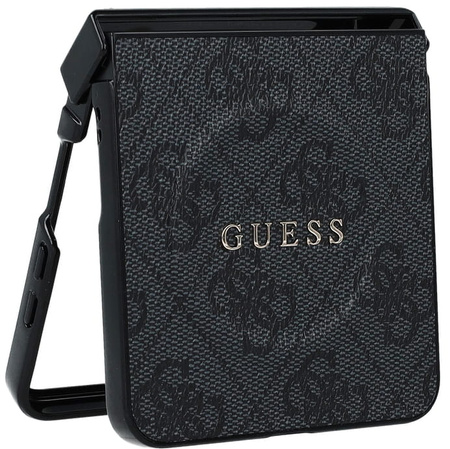 Etui Guess 4G Classic MagSafe do Samsung Galaxy Z Flip7 czarny