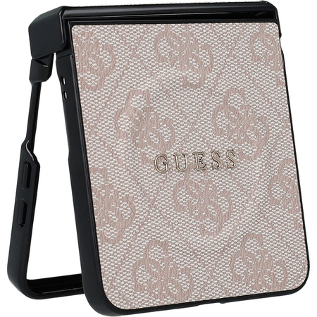 Etui Guess Hardcase 4G Ring Classic Logo do MagSafe do Galaxy Z Flip7, różowe