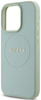 Guess PU Teksturowane etui Classic Logo MagSafe do iPhone 16 Pro Max Zielone