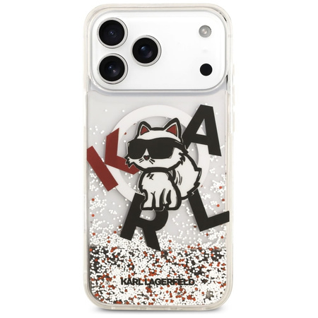 Etui Karl Lagerfeld Liquid do iPhone 17 Pro Max przezroczysty