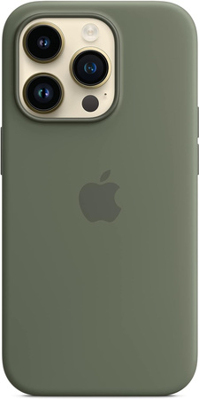 Silikonowe etui z MagSafe Apple do iPhone 14 Pro Max Oliwka - MQUN3ZM/A