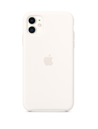Silikonowe etui Apple do iPhone 11 Białe - MWVX2ZM/A