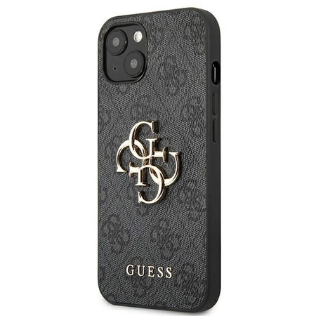 Guess GUHCP13M4GMGGR iPhone 13 / 14 / 15 6.1" szary/grey hardcase 4G Big Metal Logo