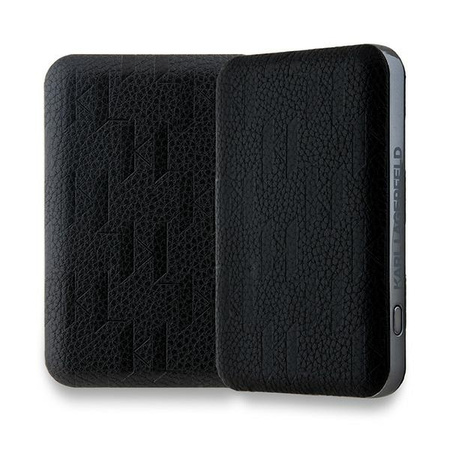 Powerbank Indukcyjny 5000mAh MagSafe Karl Lagerfeld Czarny - KLPB5FPGKSKCHK