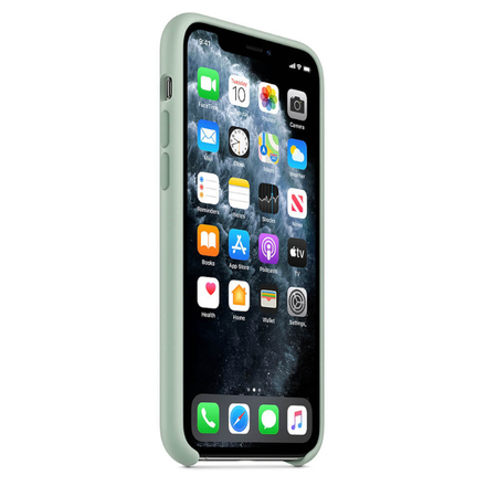 Silikonowe etui Apple do iPhone 11 Pro Max Seledynowe - MXM92ZM/A