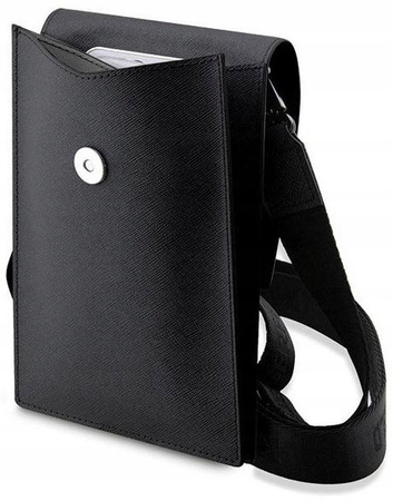 Torba Karl Lagerfeld Saffiano Metal Logo NFT - Czarna