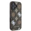 Guess GUHMP16SP4PWPW iPhone 16 6.1" brązowy/brown hardcase Peony On 4G Background MagSafe
