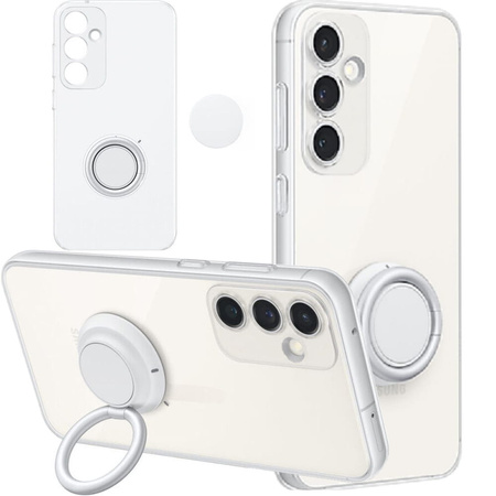 Etui Samsung Clear Gadget do Galaxy  S23 FE Przezroczyste - EF-XS711CTEGWW