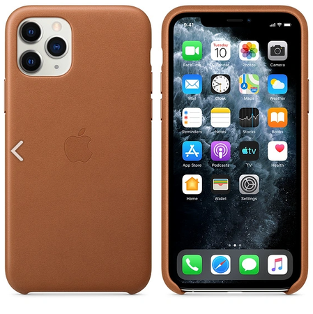Skórzane etui Apple do iPhone 11 Pro Etui Brązowe - MWYD2ZM/A