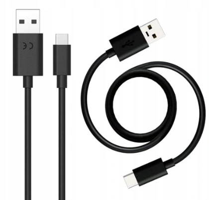 Oryginalny kabel Motorola  SC18D22298 USB-A Na USB-C TYP C Czarny