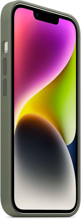 Silikonowe etui z MagSafe Apple do iPhone 14 Oliwka - MPRW3ZM/A