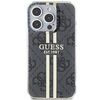 Etui Guess Gold Stripe do iPhone 15 Pro Czarne - GUHCP15LH4PSEGK