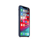 Skórzane etui Apple do iPhone XS Max Niebieski - MRWU2ZE/A