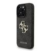 Etui Guess PU 4G z metalowym logo + opaska do iPhone'a 16 Pro - Czarne