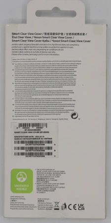 Etui Samsung Clear View do Galaxy S22 Plus Czarne - EF-ZS906CBE