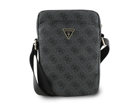 Guess torebka listonoszka skóra ekologiczna czarny