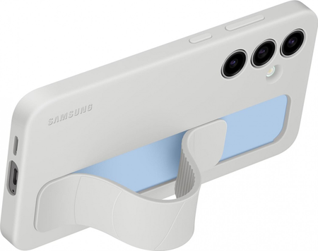 Etui Samsung Standing Grip Case do Galaxy S24 FE Szary - EF-GS721CJEGWW