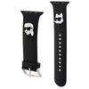 Karl Lagerfeld Karl and Choupette Head NFT Watch Strap for Apple Watch 38/40/41 Czarne