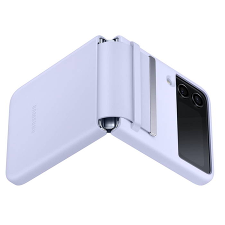 Etui na telefon Samsung Galaxy Z Flip4 Flap Leather Cover - fioletowe