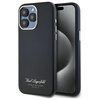 Karl Lagerfeld Grained PU Hotel RSG Case for iPhone 15 Pro Max Czarne
