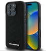 Karl Lagerfeld PU Quilted Pattern Case for iPhone 16 Pro Black/Czarne