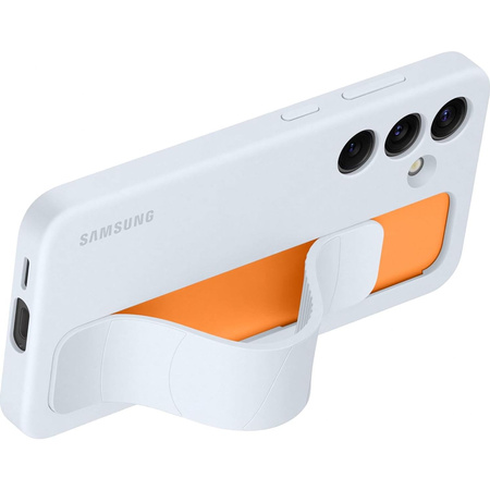 Etui Samsung Silicone Standing Grip Case do Galaxy S24, jasnoniebieskie