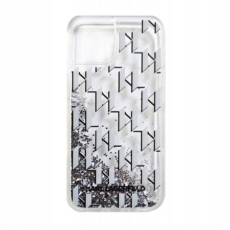 Etui Karl Lagerfeld Liquid Glitter Monogram do iPhone 15 Pro Max – KLHCP15XLKLGKCCH