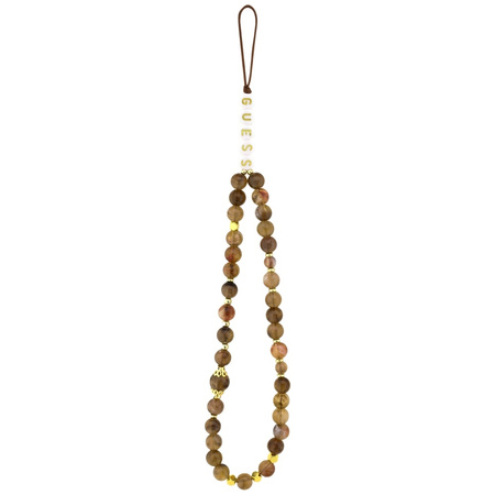 Etui Guess 4G Strap 4G Classic Logo do iPhone 16 Pro Max - Brązowe