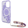 Etui Guess IML Flowers do iPhone 16 Pro Max Fioletowe - GUHMP16XHFWBRCESU
