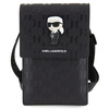 Karl Lagerfeld Torebka czarny Saffiano Monogram Ikonik