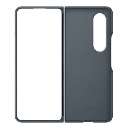 Etui na telefon Samsung Galaxy Z Fold4 Leather Cover - szare