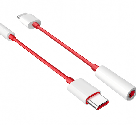 Audio Adapter OnePlus USB-C do 3.5mm 9cm Czerwony