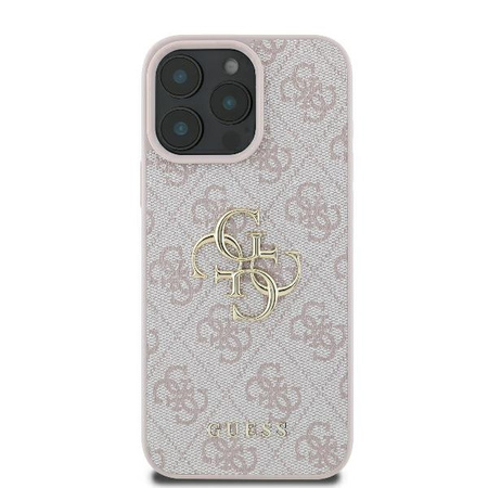 Guess GUHCP16L4GMGPI iPhone 16 Pro 6.3" różowy/pink hardcase 4G Big Logo