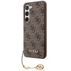 Guess 4G Charm Case for Samsung Galaxy A35 5G Brązowe