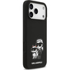 Etui Karl Lagerfeld Silicone K&C Sketch  do iPhone 17 Pro Max - czarne