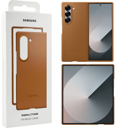 Etui Samsung KindSuit do Galaxy Z Fold 6 Brązowe - EF-VF956PAEGWW