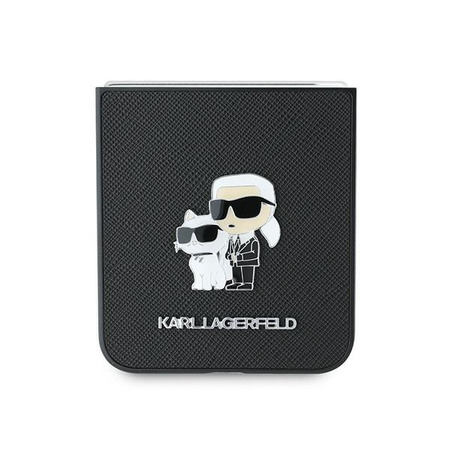 Etui Karl Lagerfeld Karl&Choupette do Galaxy Z Flip 6/7 FE Czarne - KLHCZF6SAPKCNPK
