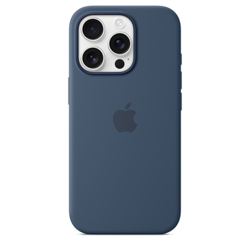 Apple Silikonowe etui MagSafe do iPhone 16 Pro Denim
