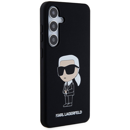 Etui Silikonowe Karl Lagerfeld Ikonik NFT do Galaxy S24 Plus Czarne - KLHCS24MSNIKBCK
