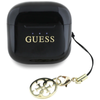 Słuchawki douszne GUESS Glossy Effect Printed Classic Logo & Charm Wodoodporne Czarny