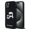 Etui Silikonowe Karl Lagerfeld Karl&Choupette do iPhone 15 Czarne - KLHMP15SSKCHPPLK