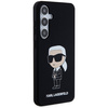 Etui Silikonowe Karl Lagerfeld Ikonik NFT do Galaxy S24 Plus Czarne - KLHCS24MSNIKBCK