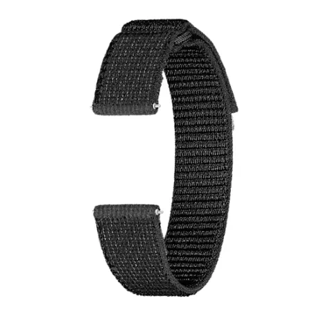 Pasek do Samsung Galaxy Watch 4/ 4 Classic/ 5/ 5 Pro/ 6/ 6 Classic 20 mm M/L Fabric Band One Click - Czarny