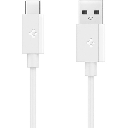 Kabel Spigen Essential DuraBend USB-A do USB-C 60W 1 m Biały - EB6010AC