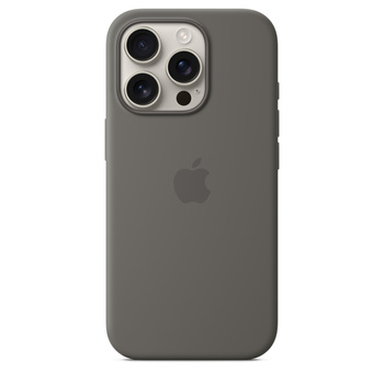Apple Silikonowe etui MagSafe do iPhone 16 Pro Górska Szarość