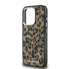 Karl Lagerfeld IML Leopard MagSafe Case do iPhone'a 15 Pro - Brązowe
